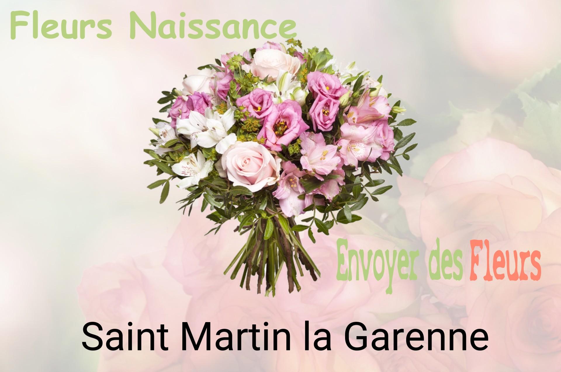 Bouquet de fleurs de naissance livré à Saint-Martin-la-Garenne